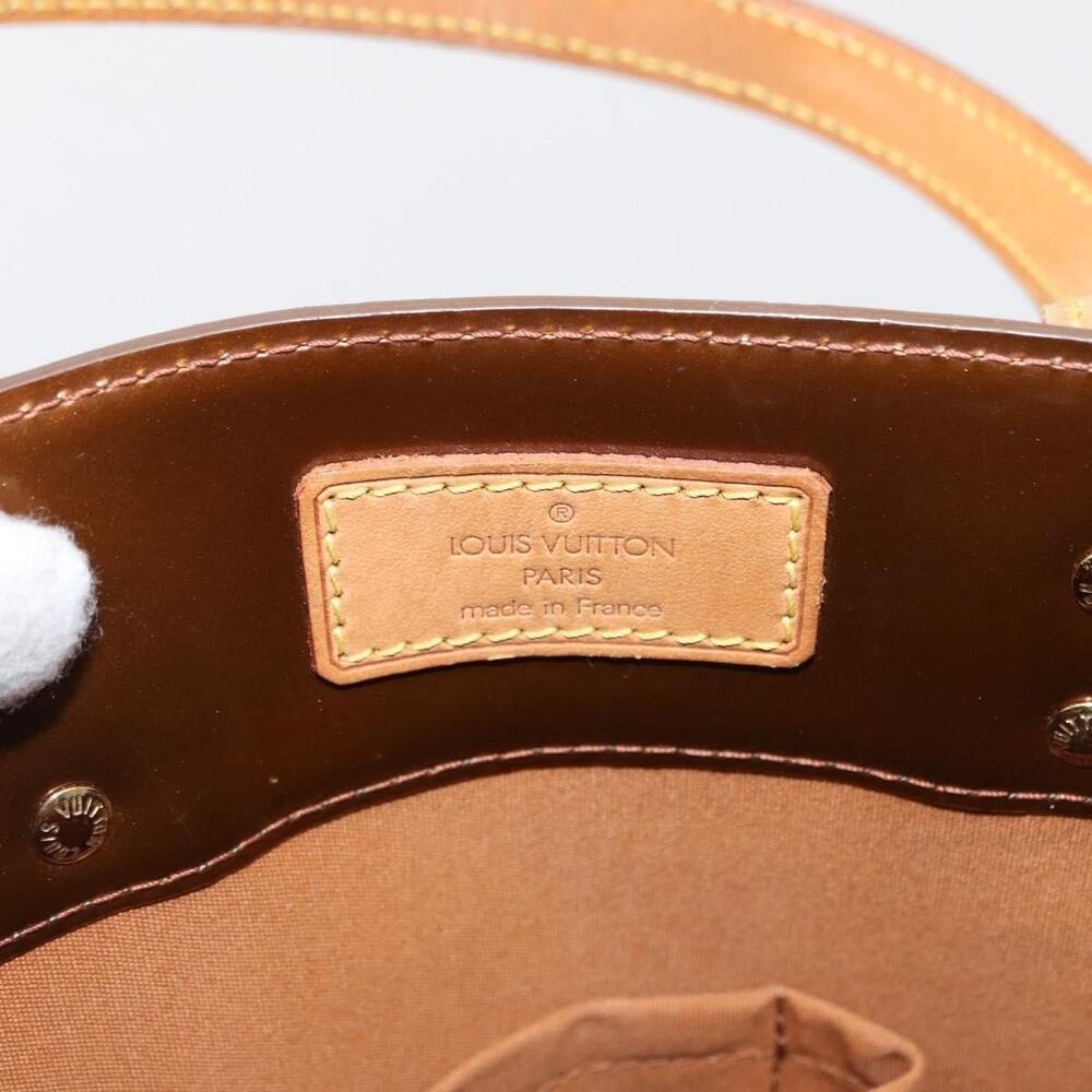 Louis Vuitton Monogram Vernis Reade MM Handbag Bronze - Picture 10 of 16